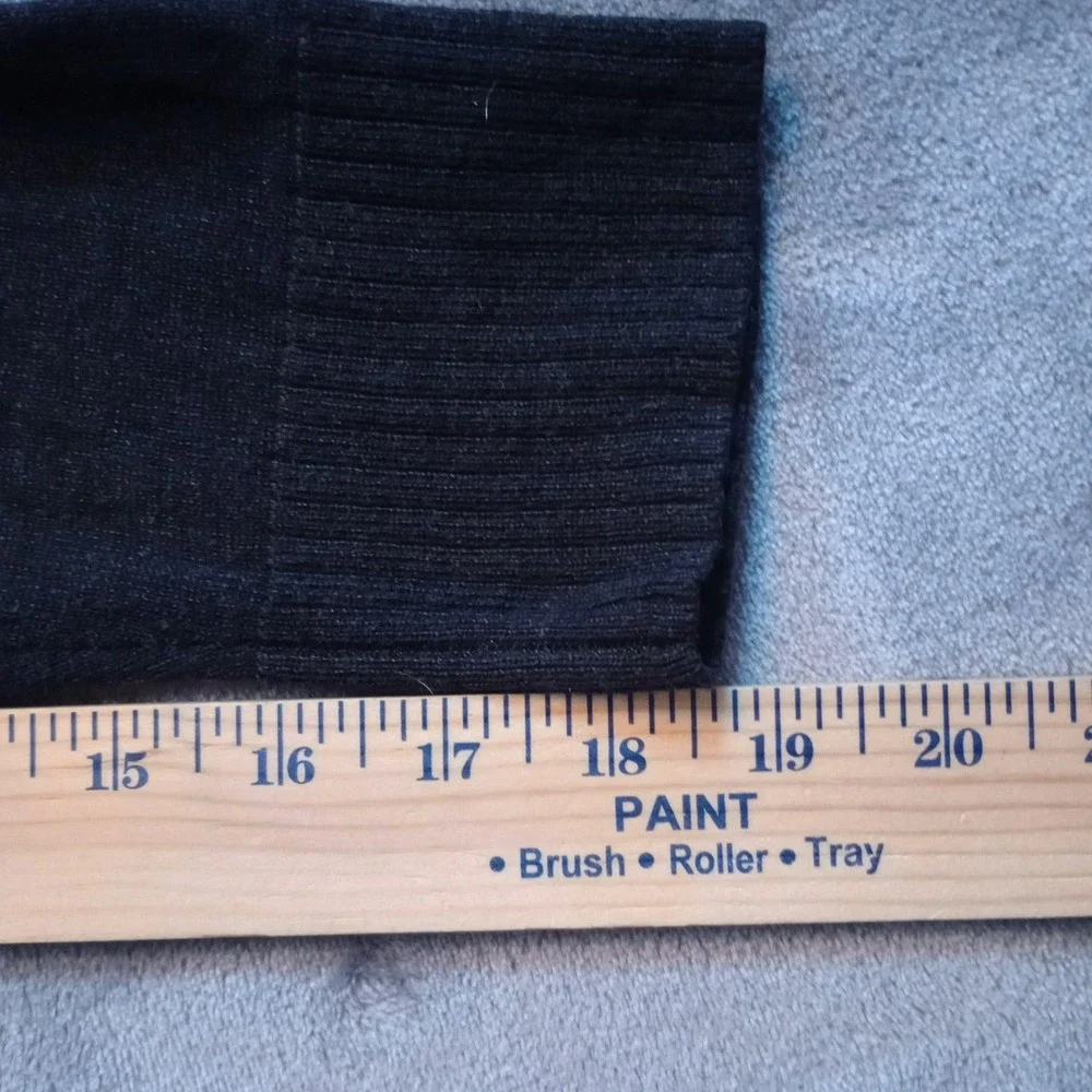Smartwool Sparwood Crew Neck Pullover Sweater Charcoal Gray K Mens Size L‎ Large